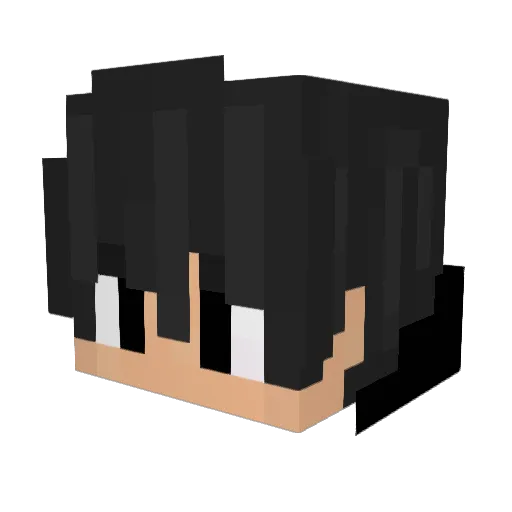 EEEliax Minecraft avatar head, 3D render