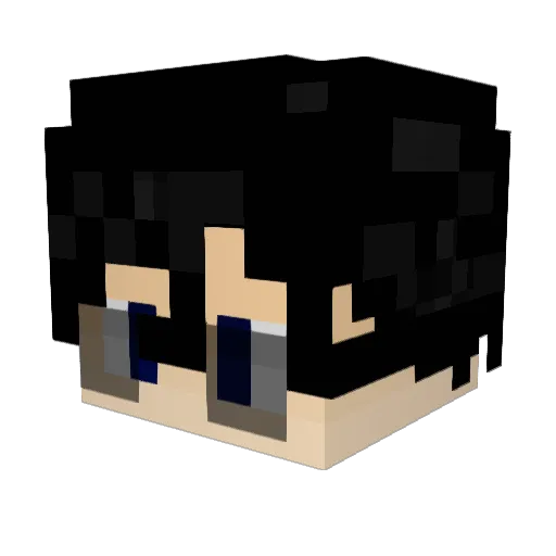 EEPICC Minecraft avatar head, 3D render