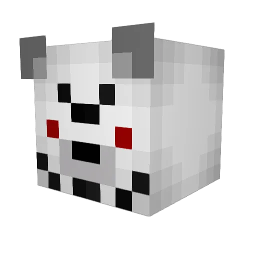 EEPYSIGMA123 Minecraft avatar head, 3D render