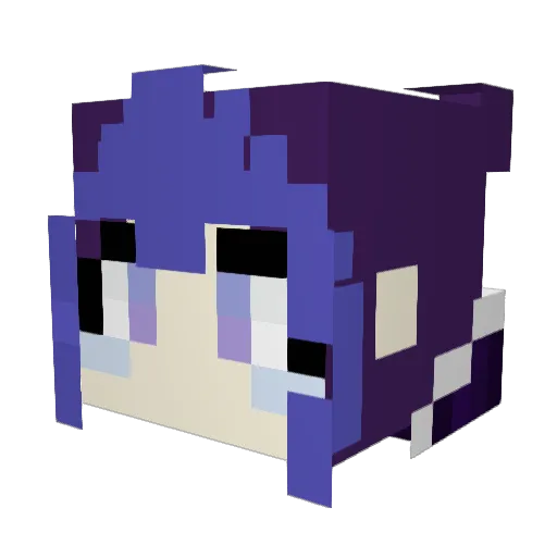 EEVEEstarr Minecraft avatar head, 3D render