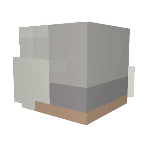 EFAClawdeu Minecraft avatar head, 3D render