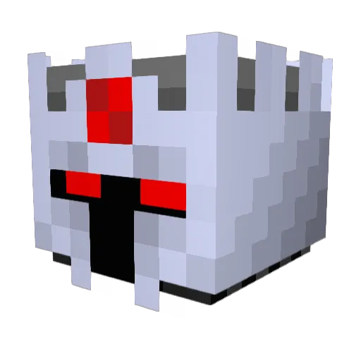 EFAVoidimv Minecraft avatar head, 3D render