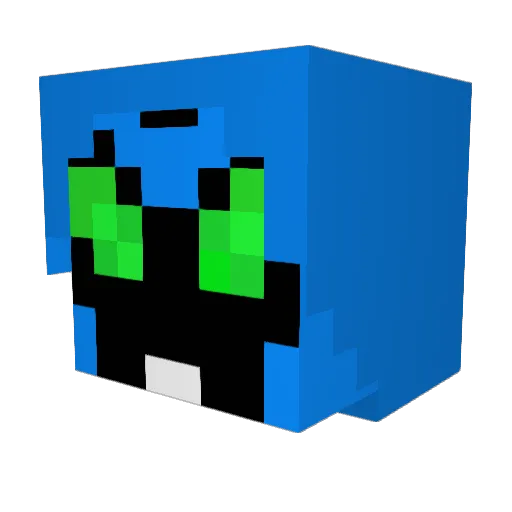 EFE_MARAZ Minecraft avatar head, 3D render