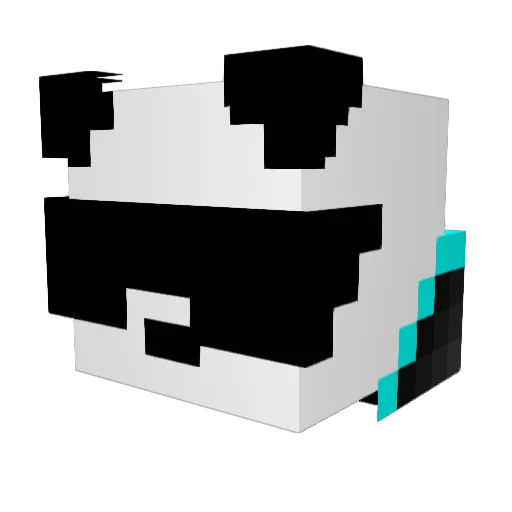 EFunk09 Minecraft avatar head, 3D render