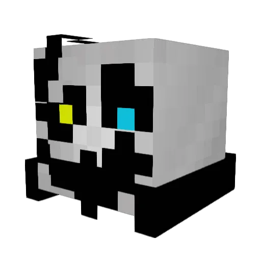 EGCL_Ultra776 Minecraft avatar head, 3D render
