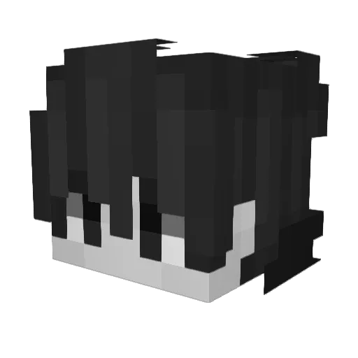 EGIIIDO Minecraft avatar head, 3D render