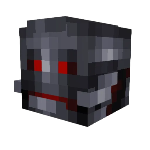 EGM1715 Minecraft avatar head, 3D render