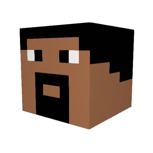 EGORKAPOBEDITEL Minecraft avatar head, 3D render