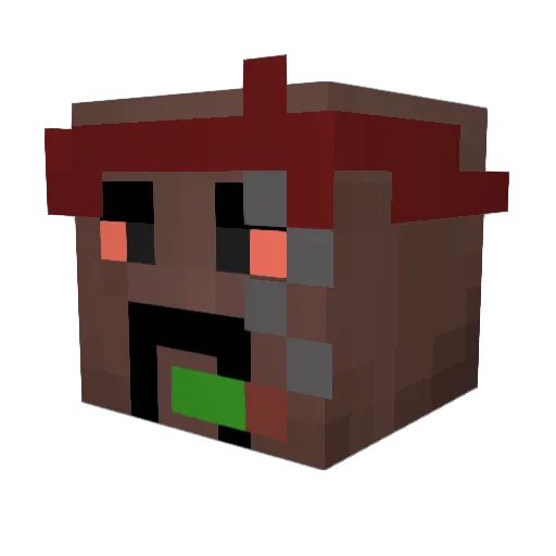 EGOR_PLAY666 Minecraft avatar head, 3D render