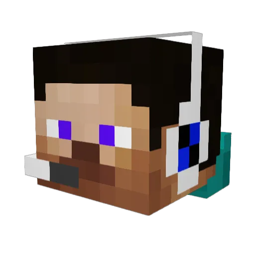 EGOTheCholo1 Minecraft avatar head, 3D render