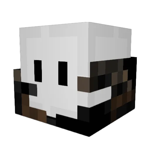 EG_20 Minecraft avatar head, 3D render