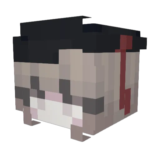 EHNANCE Minecraft avatar head, 3D render