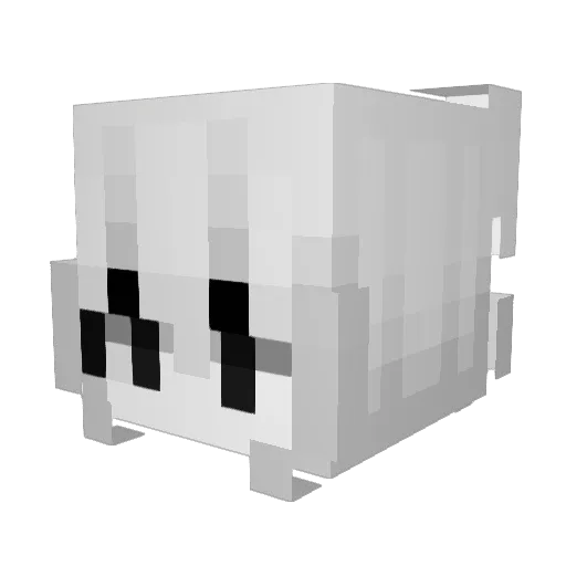 EHUwU Minecraft avatar head, 3D render