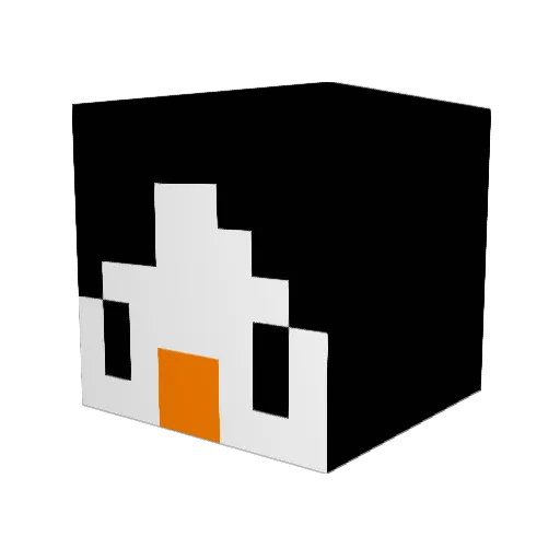 EH_Hoon Minecraft avatar head, 3D render