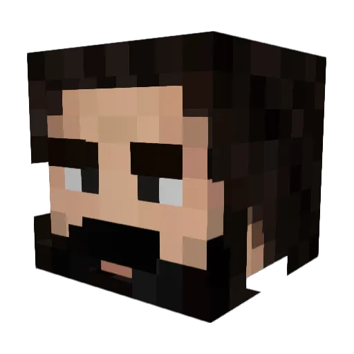 EHhudson Minecraft avatar head, 3D render