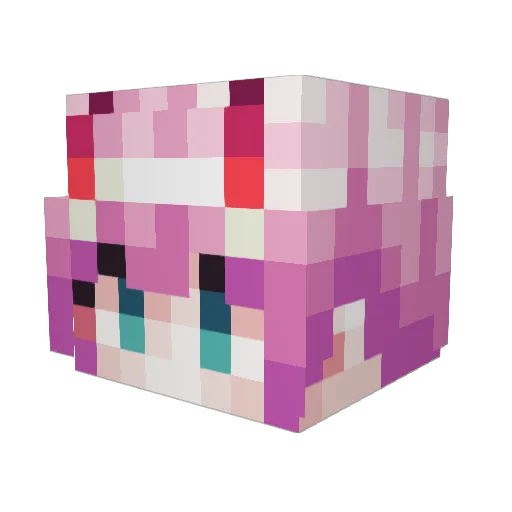 EIVIVO Minecraft avatar head, 3D render