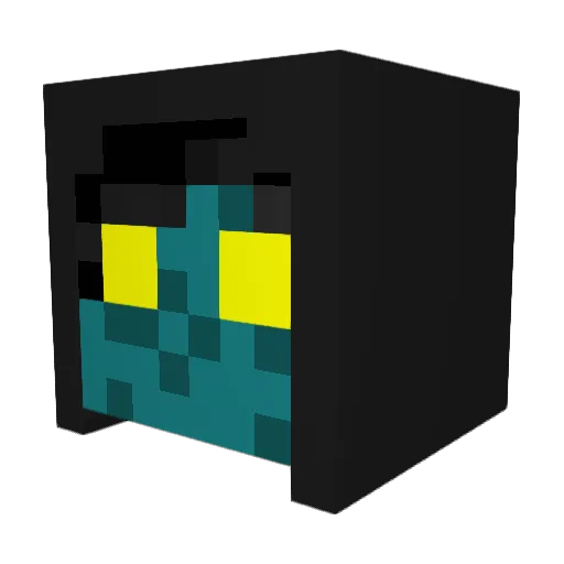 EJTeddy Minecraft avatar head, 3D render