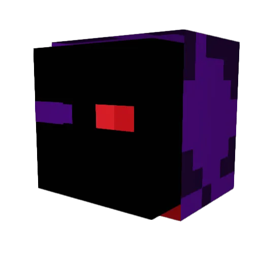 EJXJ Minecraft avatar head, 3D render