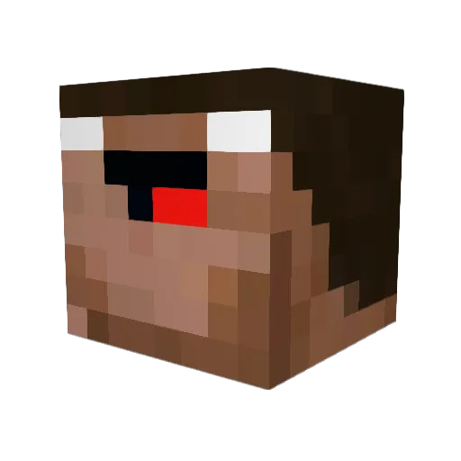 EJsqeeeezy Minecraft avatar head, 3D render