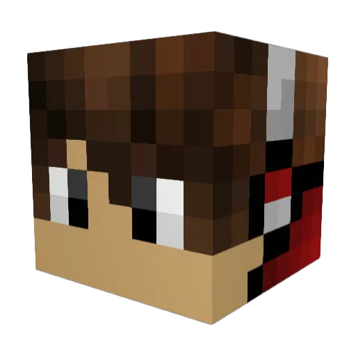 EK4TNT Minecraft avatar head, 3D render