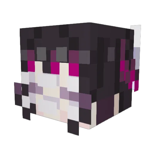 EKOHC Minecraft avatar head, 3D render
