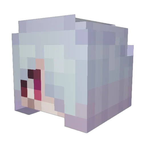 EK_min Minecraft avatar head, 3D render