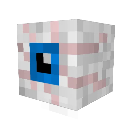 ELAN0S Minecraft avatar head, 3D render