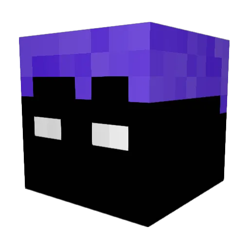 ELANUS1 Minecraft avatar head, 3D render