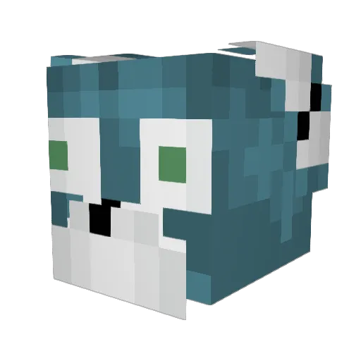 ELCRIS70bal Minecraft avatar head, 3D render