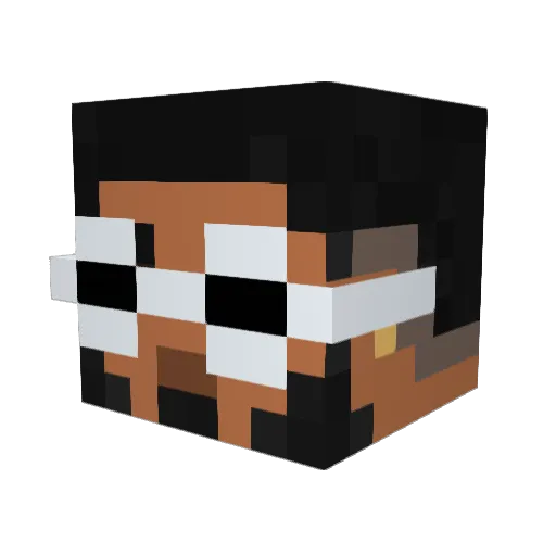 ELCastigador69 Minecraft avatar head, 3D render