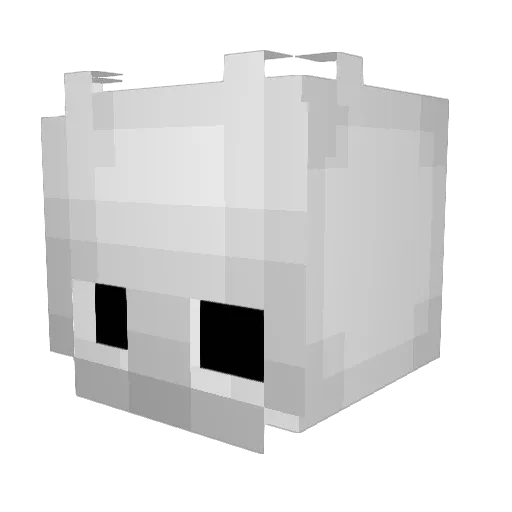 ELDAVE34 Minecraft avatar head, 3D render