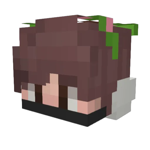 ELDMC Minecraft avatar head, 3D render
