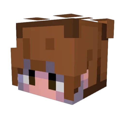ELECTR1C_BL4ST Minecraft avatar head, 3D render