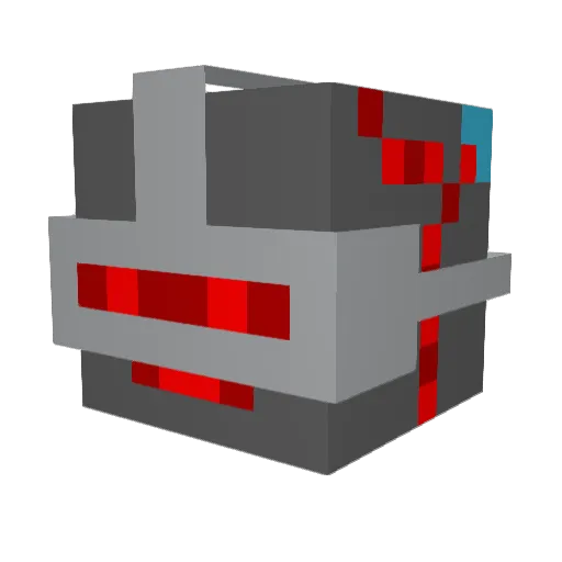 ELEVENS11 Minecraft avatar head, 3D render