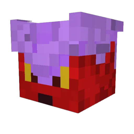 ELGonzales Minecraft avatar head, 3D render