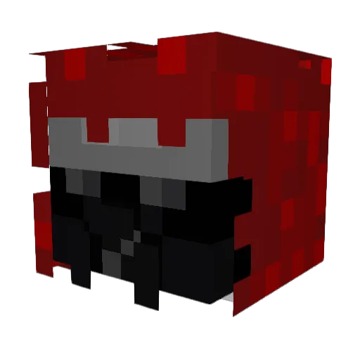 ELIELIG Minecraft avatar head, 3D render
