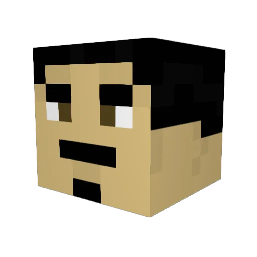 ELIOTTADAMSSON Minecraft avatar head, 3D render