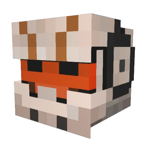 ELIS4394 Minecraft avatar head, 3D render