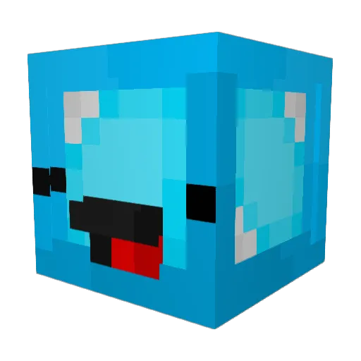ELIT3ABG Minecraft avatar head, 3D render