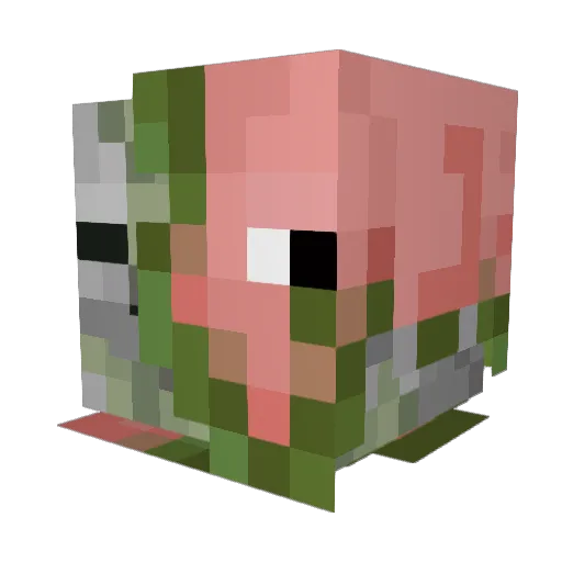 ELITEISGOAT Minecraft avatar head, 3D render