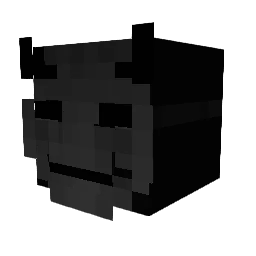 ELITEPSYCHO666 Minecraft avatar head, 3D render