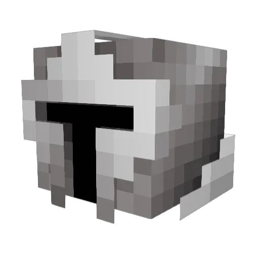 ELITESCOX Minecraft avatar head, 3D render