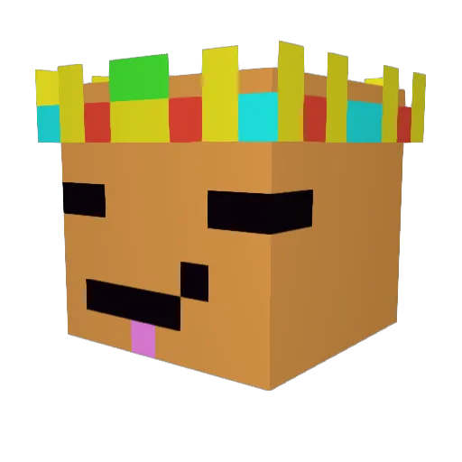 ELITE_JM Minecraft avatar head, 3D render