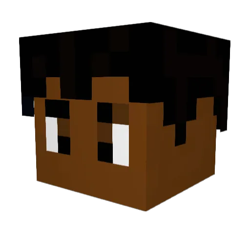 ELITE_Poison Minecraft avatar head, 3D render