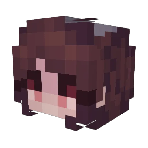 ELITExARMYOFONE Minecraft avatar head, 3D render