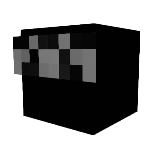 ELI_abc123 Minecraft avatar head, 3D render