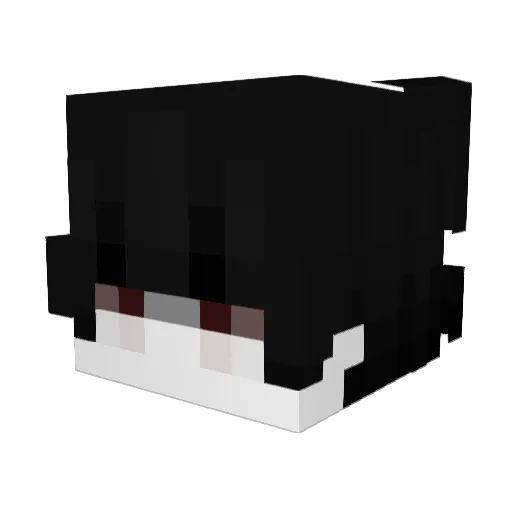 ELKANJIS Minecraft avatar head, 3D render