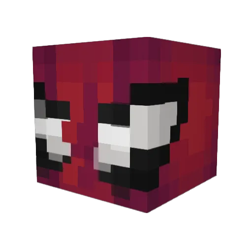 ELLELLE Minecraft avatar head, 3D render