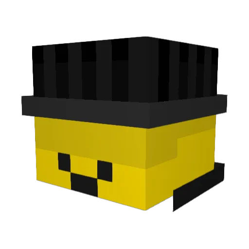 ELLIE0326 Minecraft avatar head, 3D render