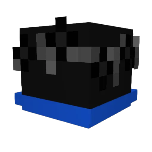 ELMALAYA3000 Minecraft avatar head, 3D render